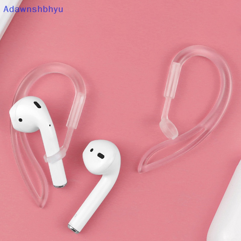 Adhyu 1pasang Wireless Bluetooth Earphone Earpods Ear Hooks Holder Earphone Kecil Dan Ringan Anti Jatuh Anti-slip Hook Headphone Aksesoris Untuk Air Pods ID