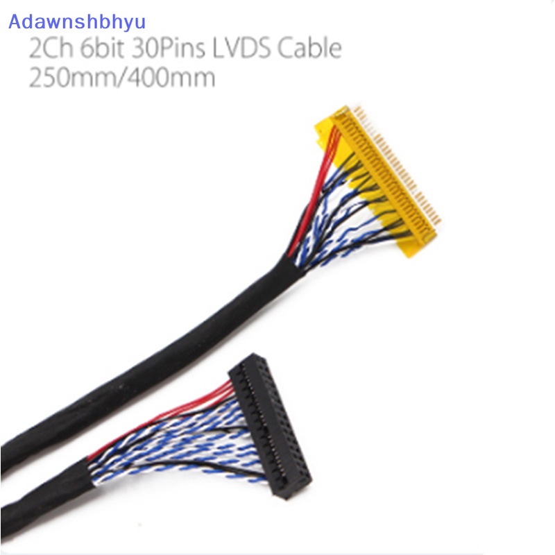 Kabel Adhyu LVDS FIX-30P-S6 30pin double 2ch 6-bit dual 6bit LCD panel Screen cable ID