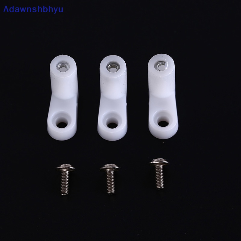 Adhyu 10pcs Kaki moung pcb Plastik Tetap 20mm L type feet Dengan Sekrup ID