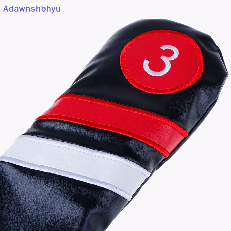 Sarung Kepala Golf Adhyu #1 #3 #5covers Driver/Fairway Rescue/Hybrid PU Leather ID