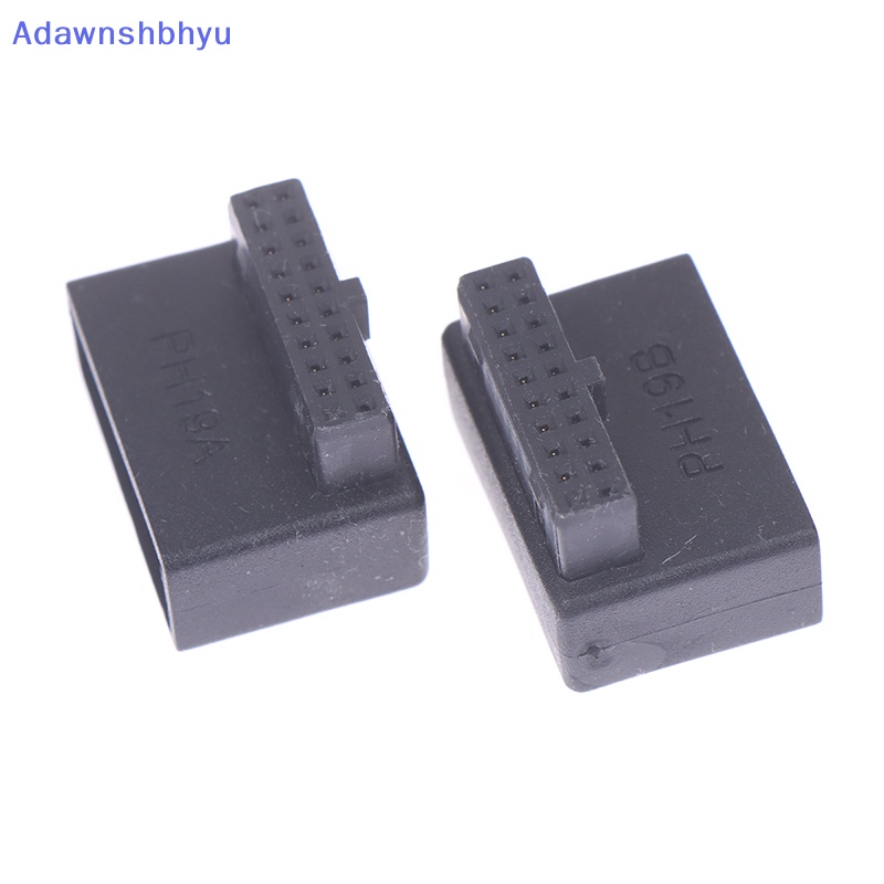 Adhyu Adapter Ekstensi USB 3.0 20pin Male to Female Siku 90derajat Untuk Motherboard ID