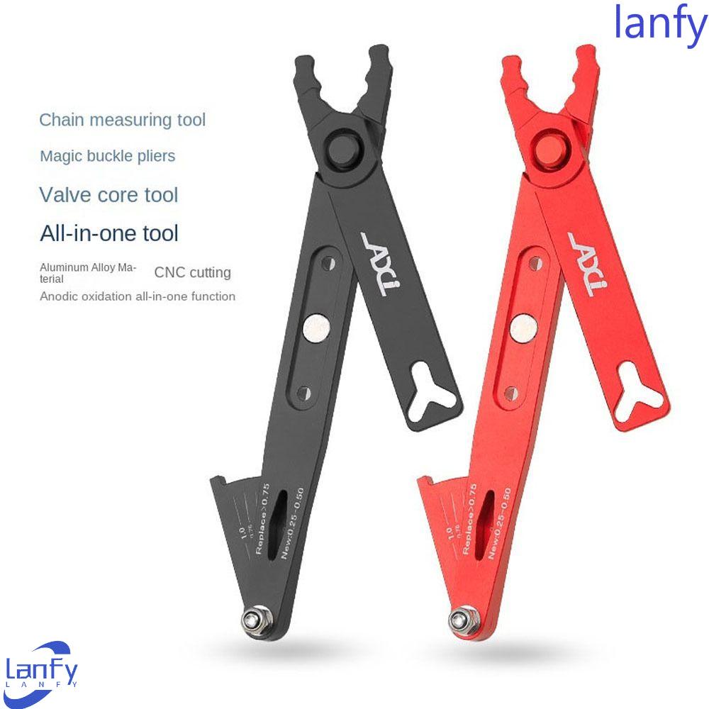 Lanfy Sepeda Rantai Pin Splitter Aluminium Alloy Sepeda Link Pemutus Rantai Tang Tyre Lever Chain Cutter Alat Alat Pelepas Perbaikan Link Master Sepeda