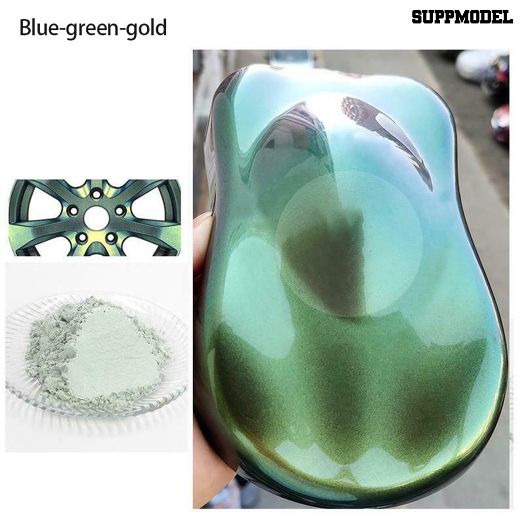 [SM]Car Bunglon Pigmen Pearlescent DIY Perlengkapan Manicure Tahan Lama Nail Art Bubuk Untuk Kuku