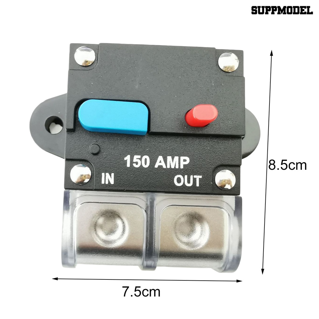 [SM] Sekering Sirkuit-Holder Saklar Tipe Mudah Dipasang Perlindungan Tahan Api Yang Efektif Tahan Panas Kekuatan Tinggi Pemulihan Otomatis Pemutus Arus Aksesori Mobil