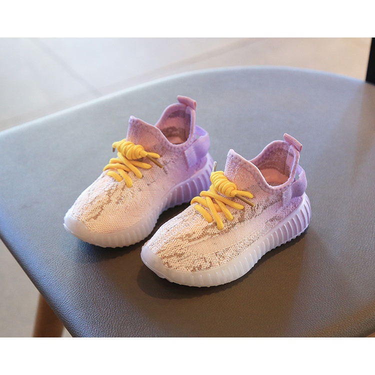 TOPGROSIR LV0309 Sepatu Sneakers Anak Import Ombre 2 Warna/ Sepatu Slip On Anak Kekinian