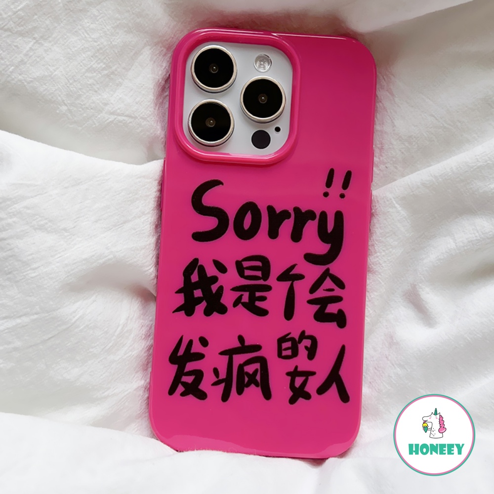 Pink Casing Ponsel Lucu Kompatibel Untuk Iphone 14 Pro 13 Pro Max11 12 Sarung Silikon Untuk Iphone Xr Xs X8 7 Plus Karakter Cina