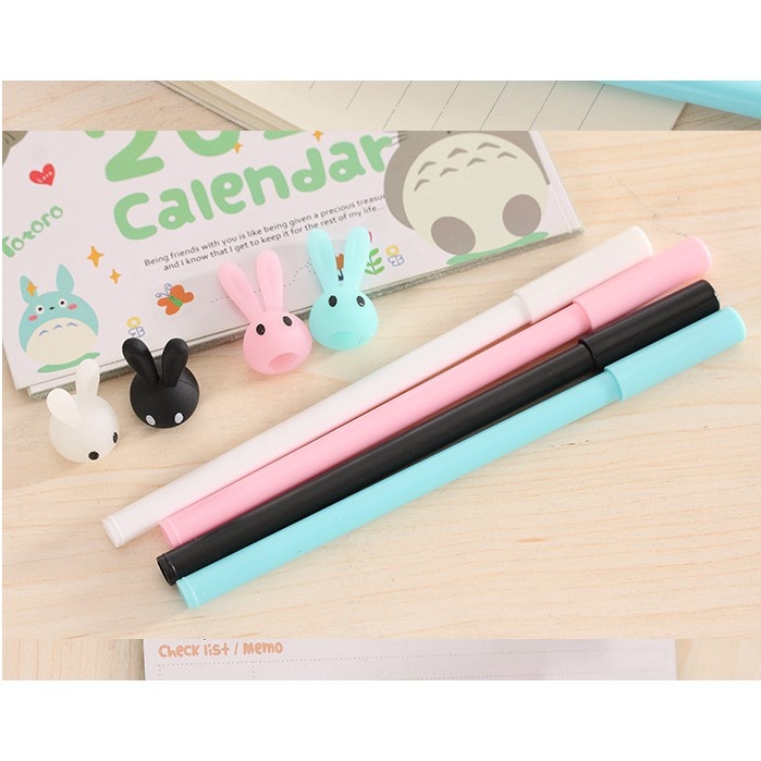 TGM - PP008 Pulpen Pena Bentuk Kepala Kelinci Bolpen Karakter Bunny Lucu Unik Pena Pulpen Kepala Kelinci Lucu