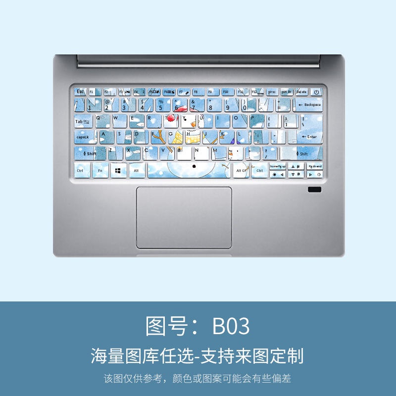 Kartun Dicat Bunga Notebook Keyboard Penutup Film Perlindungan Debu Untuk Acer Luar Biasa S3X Lucu Keyboard Cover S5 Baru Hummingbird Fun Painted SF114-32