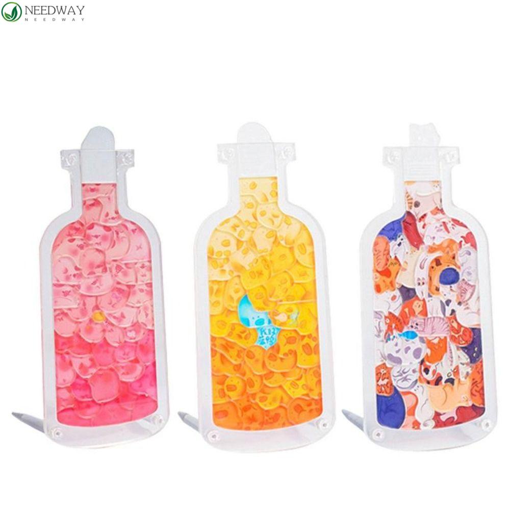 Needway Drift Botol Puzzle Dekorasi Rumah Mainan Kreatif Botol Akrilik Belajar Permainan Hewan Peliharaan Dalam Botol Puzzle Puzzle Puzzle Akrilik Botol Puzzle Game Untuk Hadiah Ulang Tahun