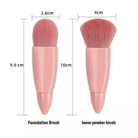 ASK - Make Up Brush Set Kuas Make Up Portable Plus Cermin Kuas10