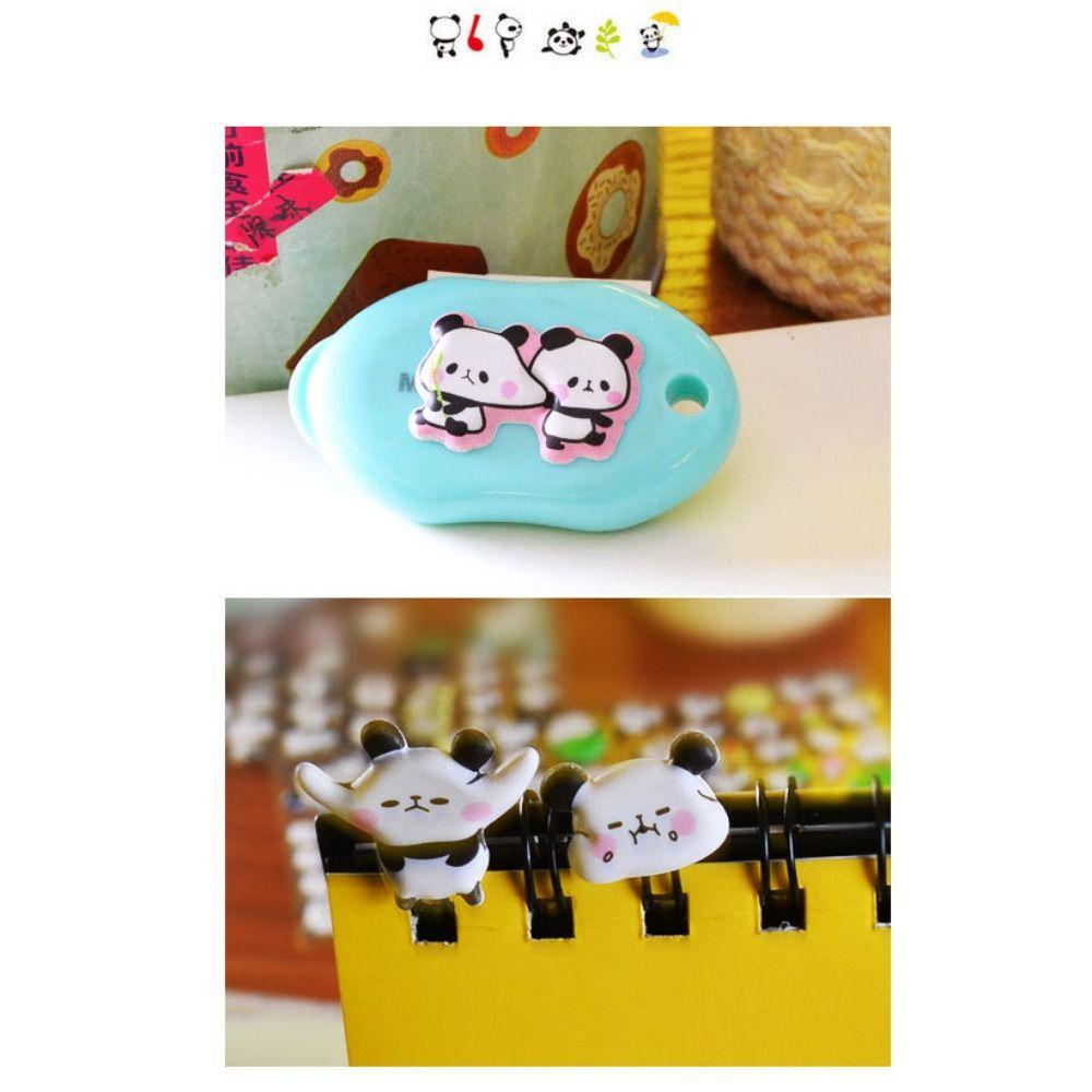 Mxbeauty Stiker Gelembung Panda, Stiker Panda Beruang Strawberry, Stiker Graffiti Tahan Air Stiker Kawaii Goo Card Lucu Untuk Skateboard Koper Bagasi Dekorasi