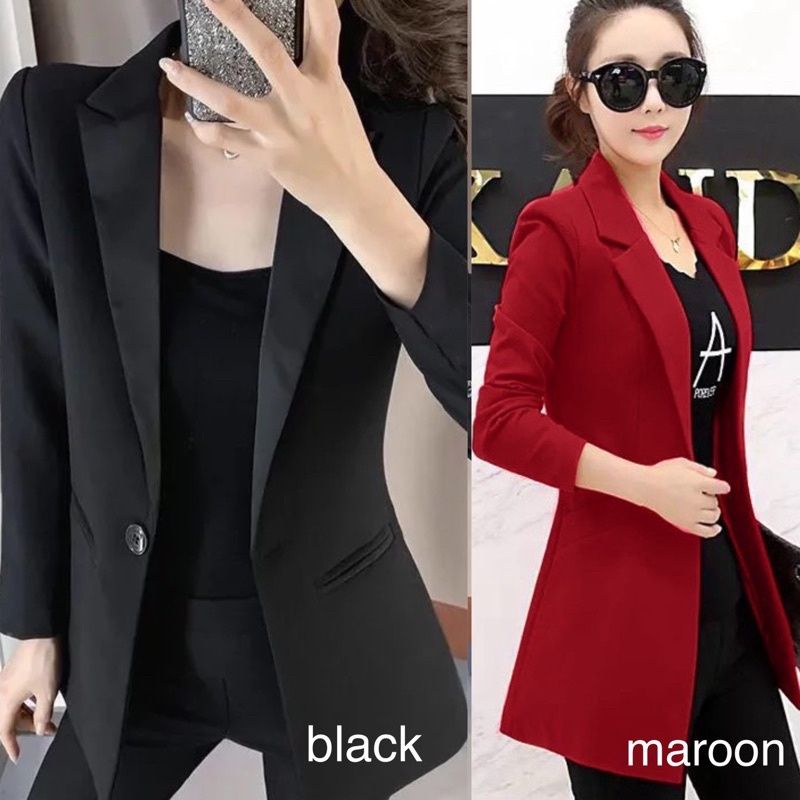 (SD002) Baru - SUIT LONG BLAZER / BLAZER PANJANG