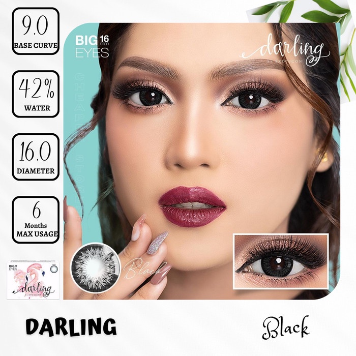 SOFTLENS X2 DARLING  BIG EYES  - MINUS - BROWN, - 2.25