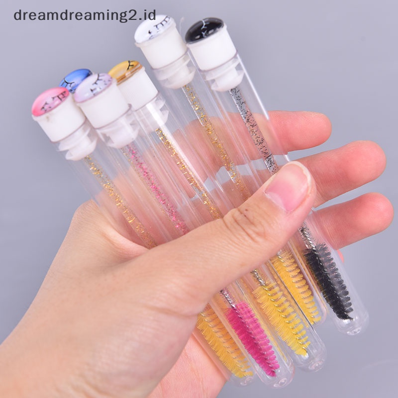 (drea) Reusable Brow Brush Tube Sikat Bulu Mata Sekali Pakai Tabung Anti Debu Alis //