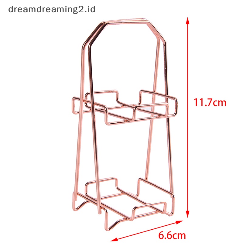(drea) 1pc Blender Makeup Kecantikan Puff Penyimpanan Spons Telur Pengering Stand Holder Rak //