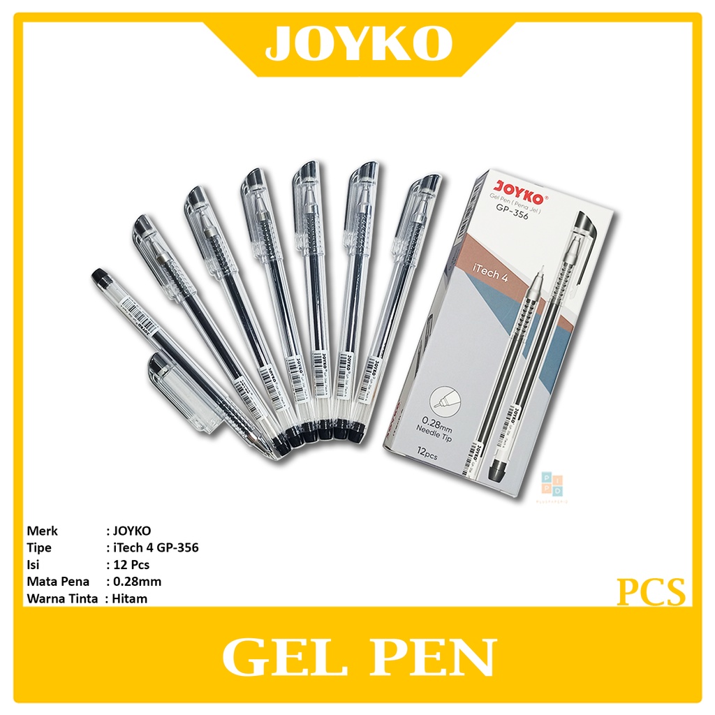 

JOYKO - Pena Jel Gel Pen GP-356 iTech 4 0.28mm - Pcs