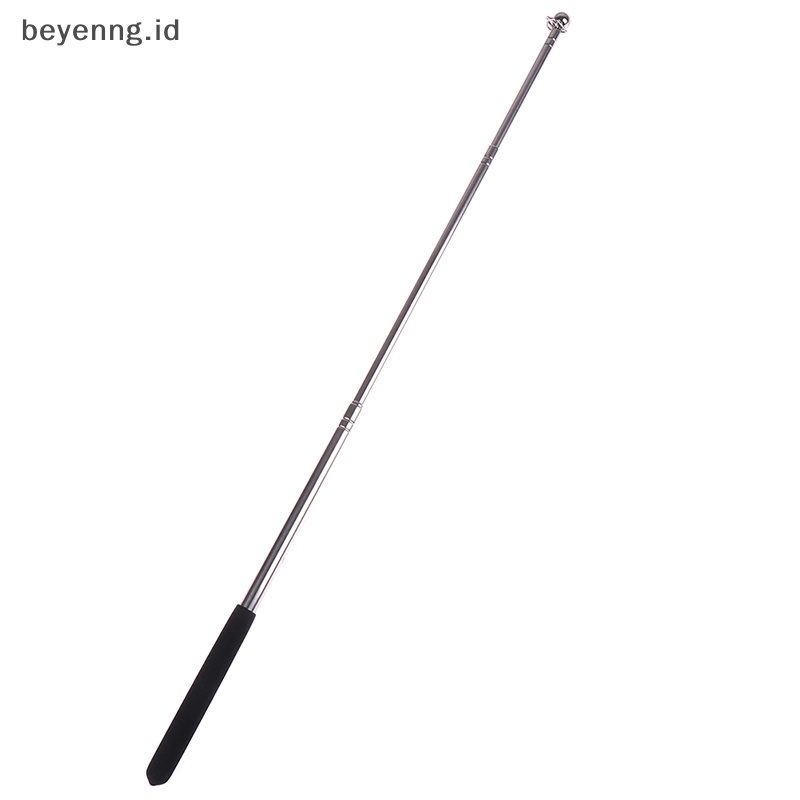 Beyen Professional touch 1meter Kepala Tiang Bendera Teleskopik stainless professor pointer ID
