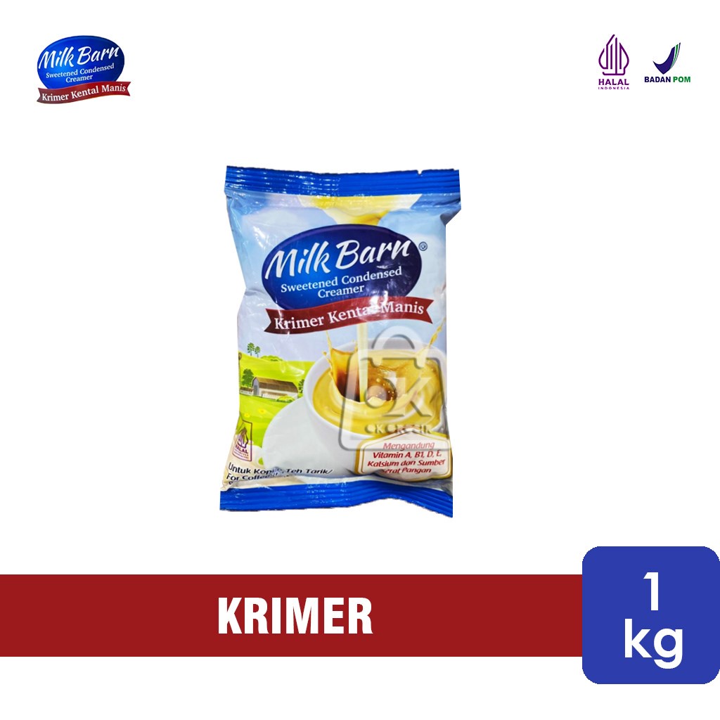 

Krimer Kental Manis Milk Barn / Susu Krimer Pouch 1Kg