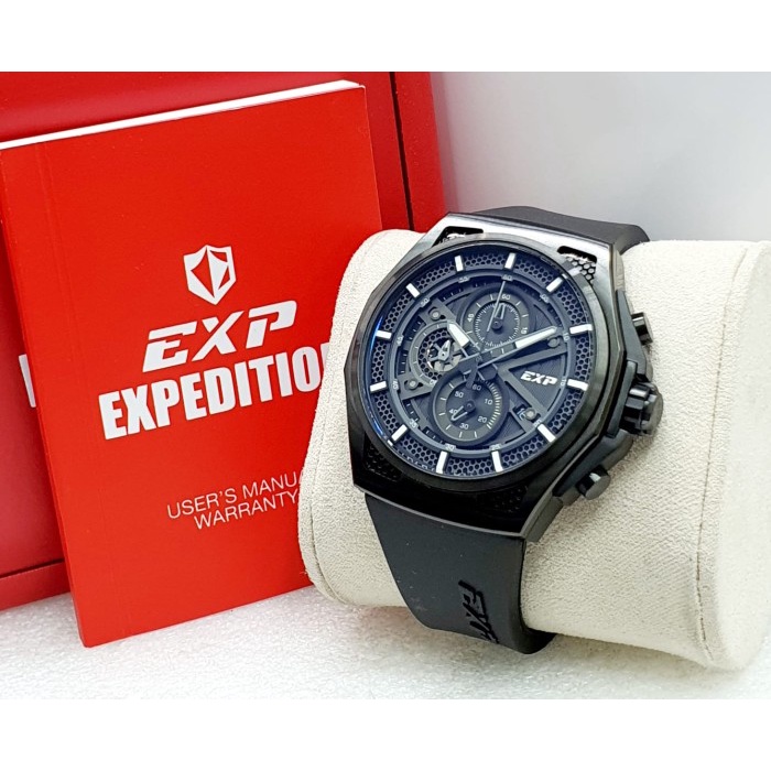 JAM TANGAN EXPEDITION PRIA EXP 6842 / 6842 ORIGINAL - FULL BLACK
