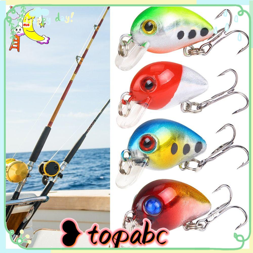 TOP 10 Pcs Umpan Pancing Umpan Engkol Bass Float Wobbler Hard Fishing Lure