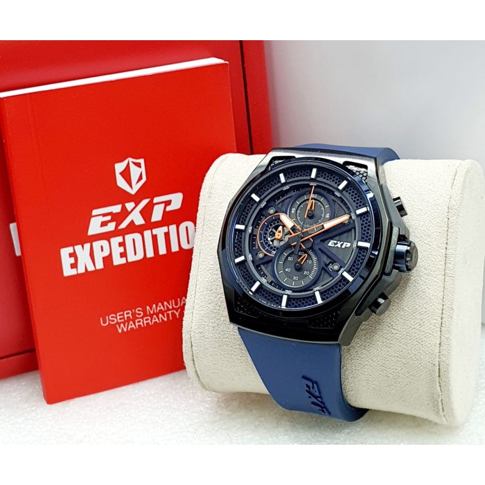 JAM TANGAN EXPEDITION PRIA EXP 6842 / 6842 ORIGINAL - BLUE BLACK