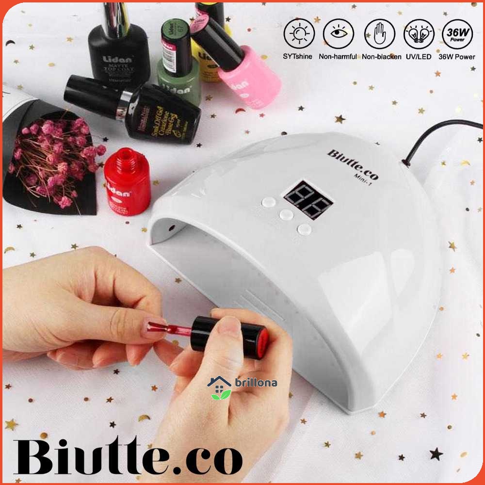 Biutte.co Pengering Kutek Kuku UV LED Nail Dryer 36W - Mini-1