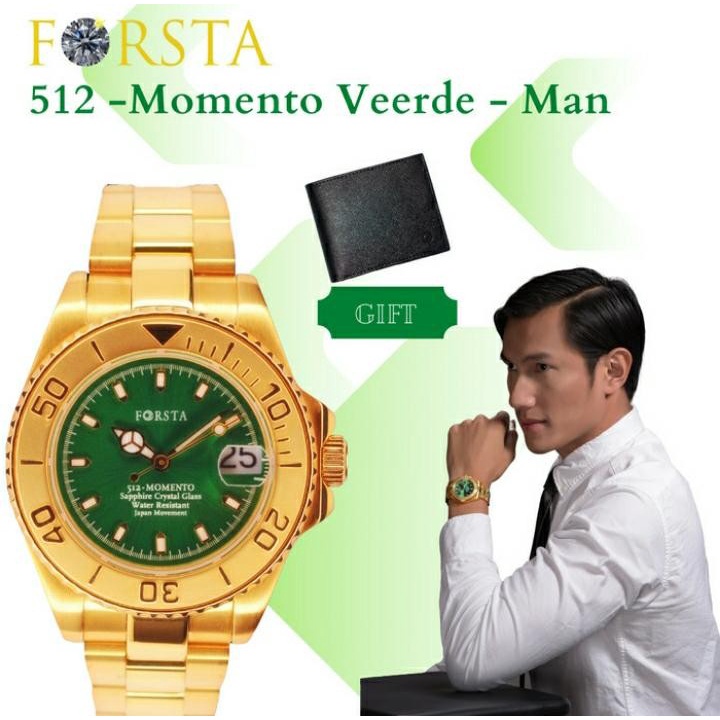 JAM TANGAN FORSTA 512 MOMENTO VEERDE MAN JAM TANGAN KESEHATAN VEERDE PRIA