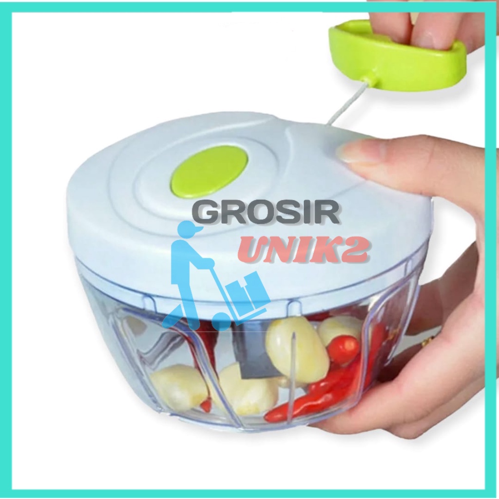 BESAR BLENDER TARIK Speedy Chopper Mini Cutter Spin Cutter Blender Tarik Manual PUTIH