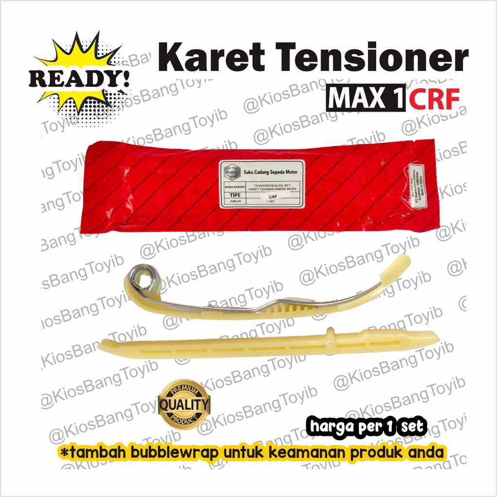1set Karet Lidah Bantalan Tensioner Honda CRF 150 MEGAPRO NEW (Max1)
