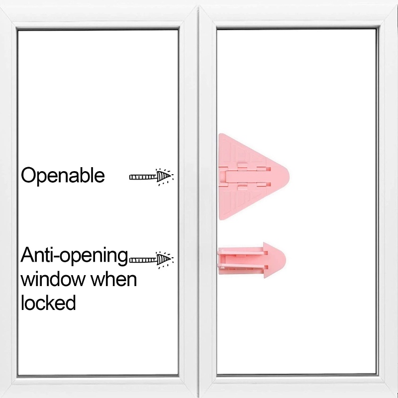 Baby Safety Lock for Sliding Door Window/Kids Protection Lock/Kunci Pengaman Pintu Lemari Laci Lemari Baby Anti Jepit