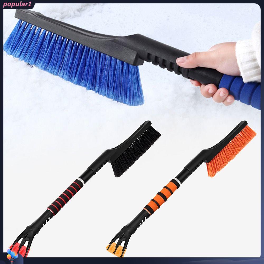 POPULAR Ice Scraper Removable Pegangan Busa Jendela Mobil Car tools Sikat Kaca Depan Mobil