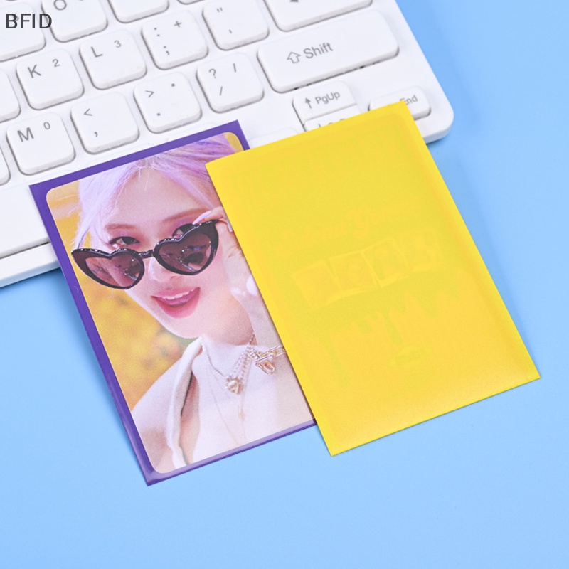 [BFID] 50pcs /set Pelindung Pelindung Kartu Transparan Pemegang Kartu Tarot Lengan Pelindung Lengan Pemegang Untuk Kartu Baseball Kartu Olahraga [ID]