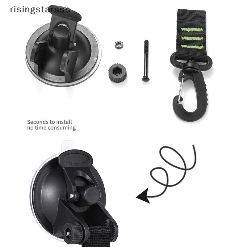 Outdoor 4Pcs Outdoor Suction Cup Anchor Mengamankan Hook Tie Down Camping Terpal As Mobil Sisi Baru