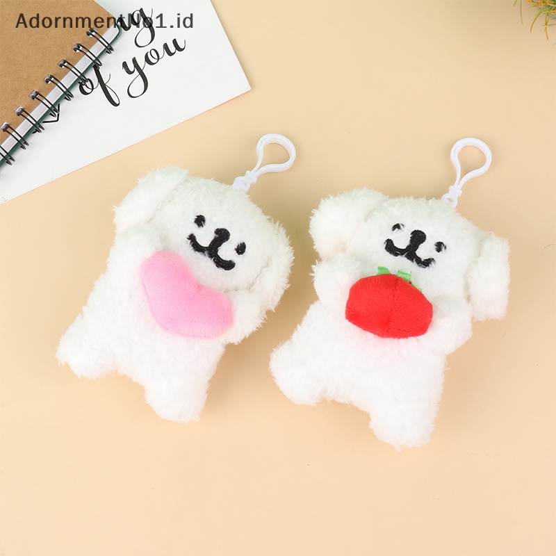 [AdornmentNo1] Kawaii korea Line Dog Plush bantal boneka hewan mainan kartun anjing lembut bantal Sofa bayi perempuan lucu dekorasi rumah hadiah natal