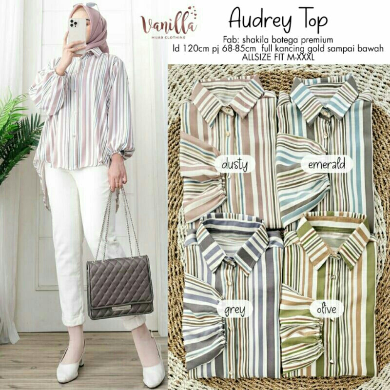 AUDREY TOP ORI VANILLA | Shakila Botega