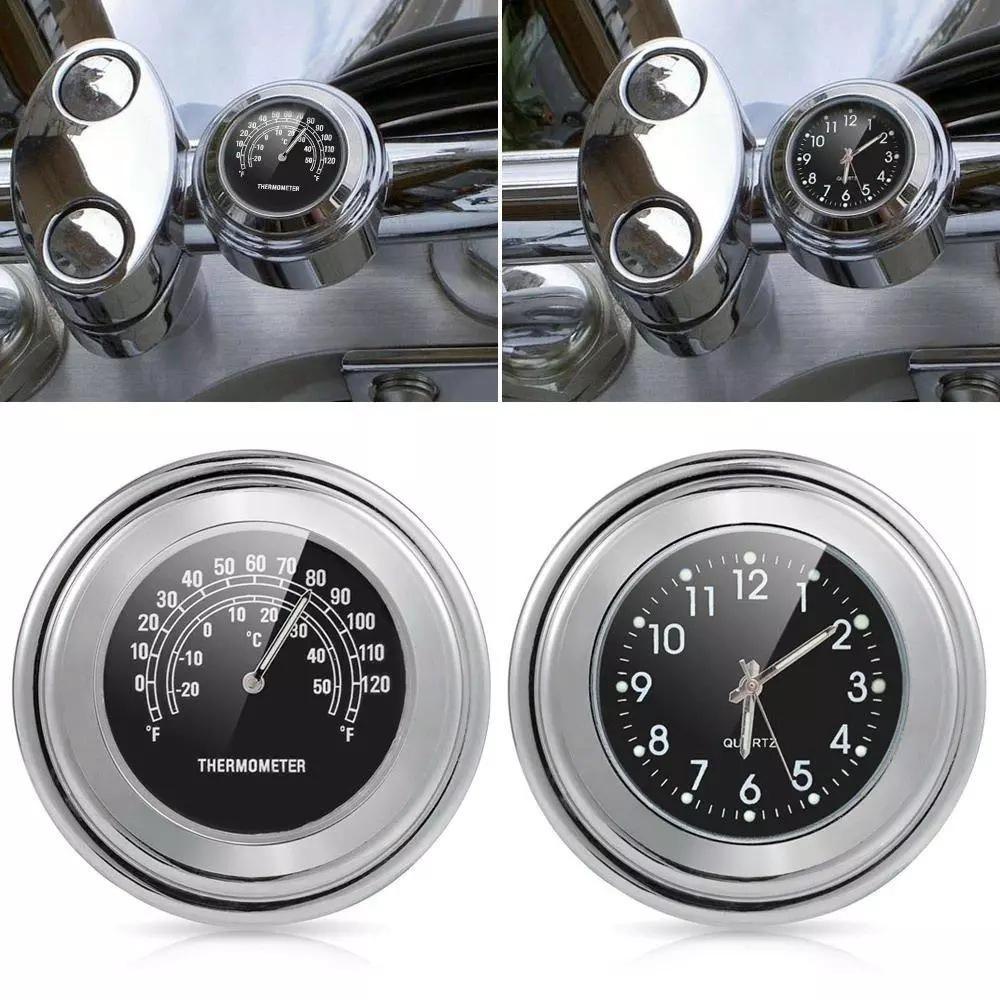 Openmall 22-25mm Universal Motor Stang Motor Termometer Ornamen Jam Quartz F8J8