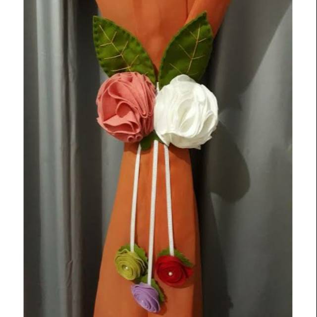 ikat gorden.pengikat hordeng bunga kode yarvie213