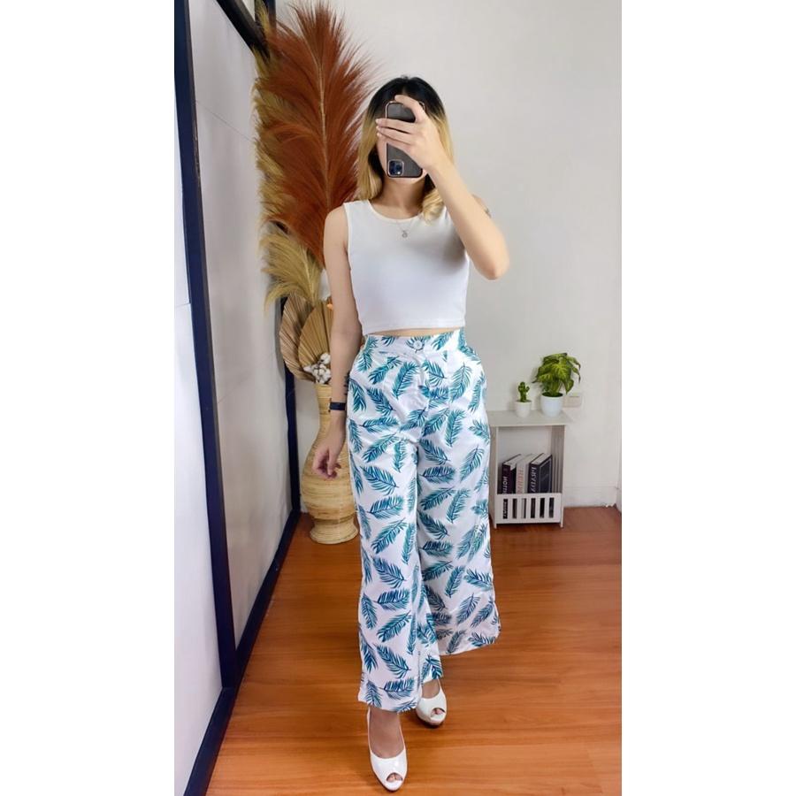 CELANA KULOT HIGHWAIST YUKA SLIM MODAL ZS 152 Slim Cullote Twistcone pinggang tinggi WANITA KOREA BANGKOK