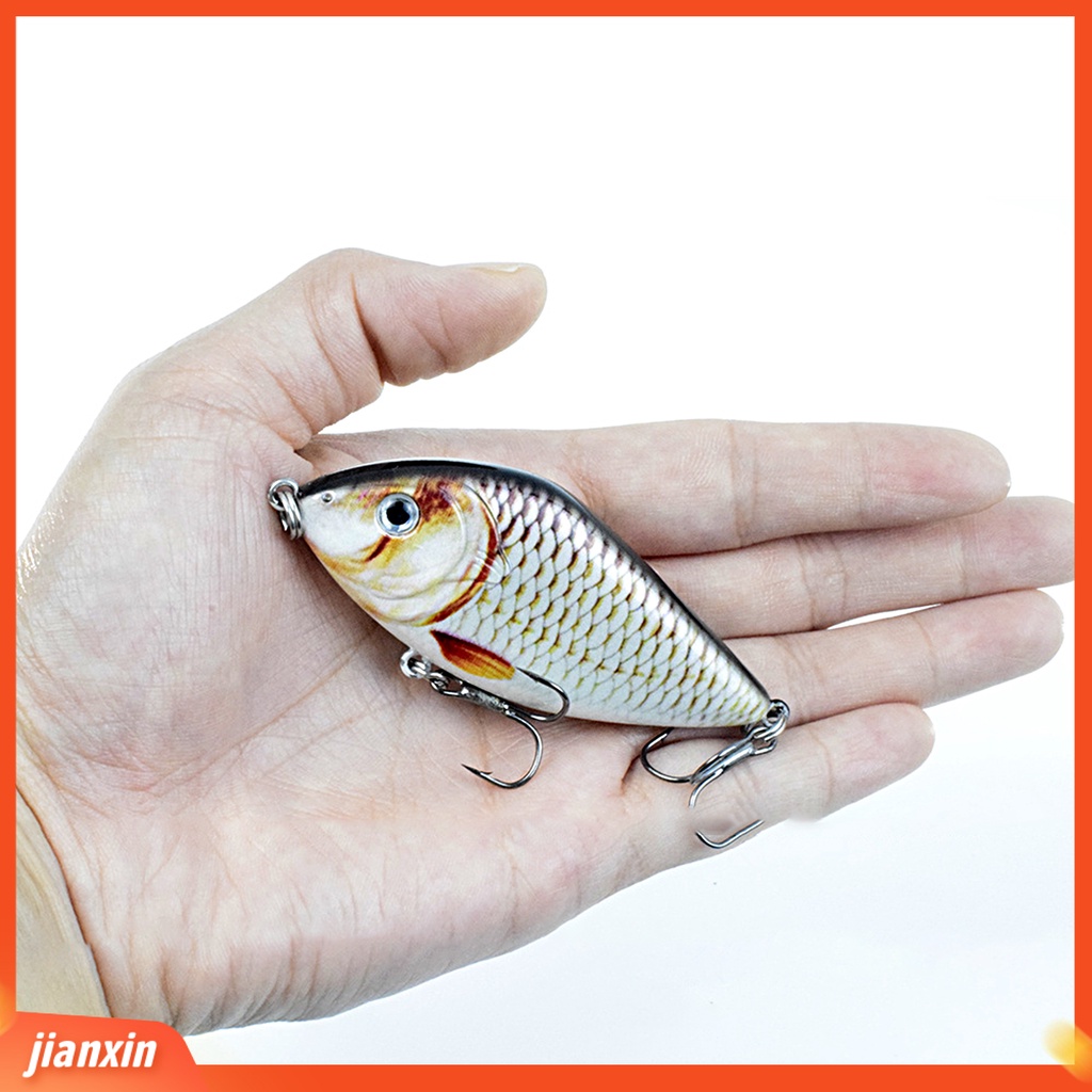 (In Stock) 7cm /14.5g Umpan Pancing Realistis Tajam Kait Simulasi 3D Mata Kulit Hidup Ikan Menarik Universal Tenggelam Laut Memancing Bretel Umpan Buatan Peralatan Memancing