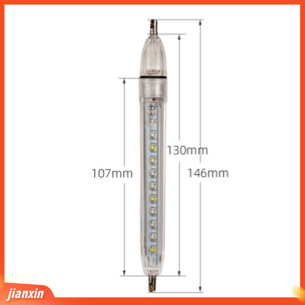 (In Stock) Malam Memancing Cahaya Gaya Meteor Tahan Jatuh Tahan Air Angling LED Umpan Bawah Air Mengumpulkan Ikan Cahaya Memancing Luar Ruangan