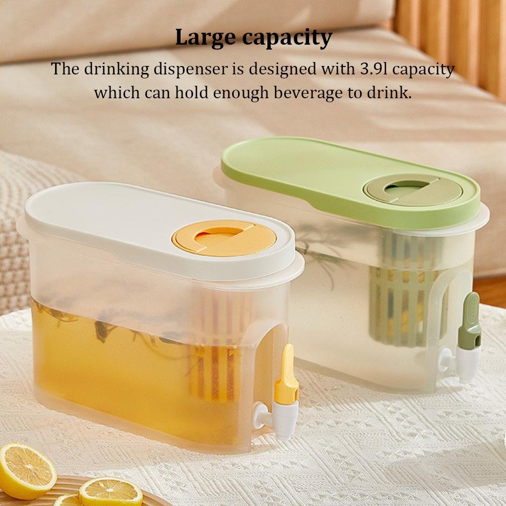 Dispenser Minuman3 9L Air Kapasitas Besar Dengan Keran Disegel Jus Ketel Perlengkapan Minum Dapur Bar Outdoor Camping Pesta