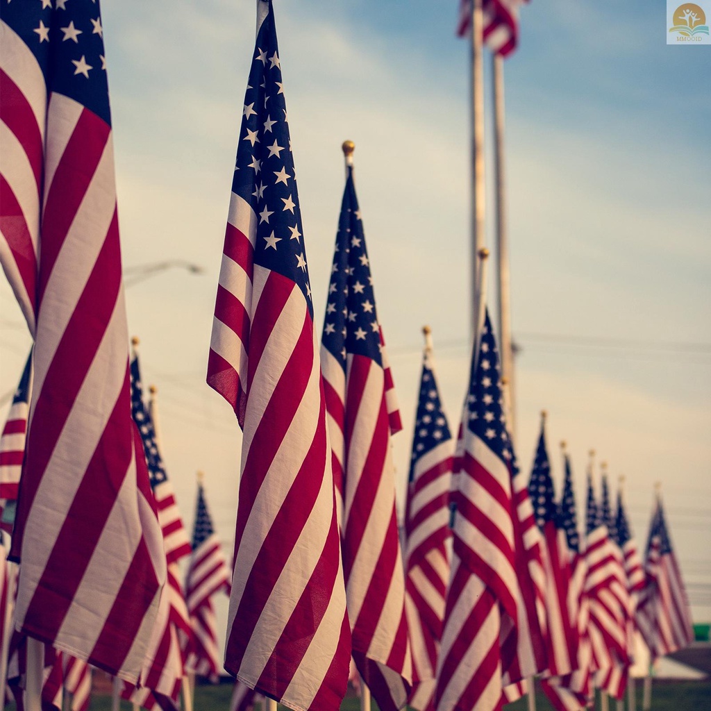 In Stock Bendera Amerika Bendera Polyester As Bendera Amerika Serikat USA Bintang Garis 90x150cm/3x5ft Dekorasi Interior Luar Ruangan Dengan Grommet