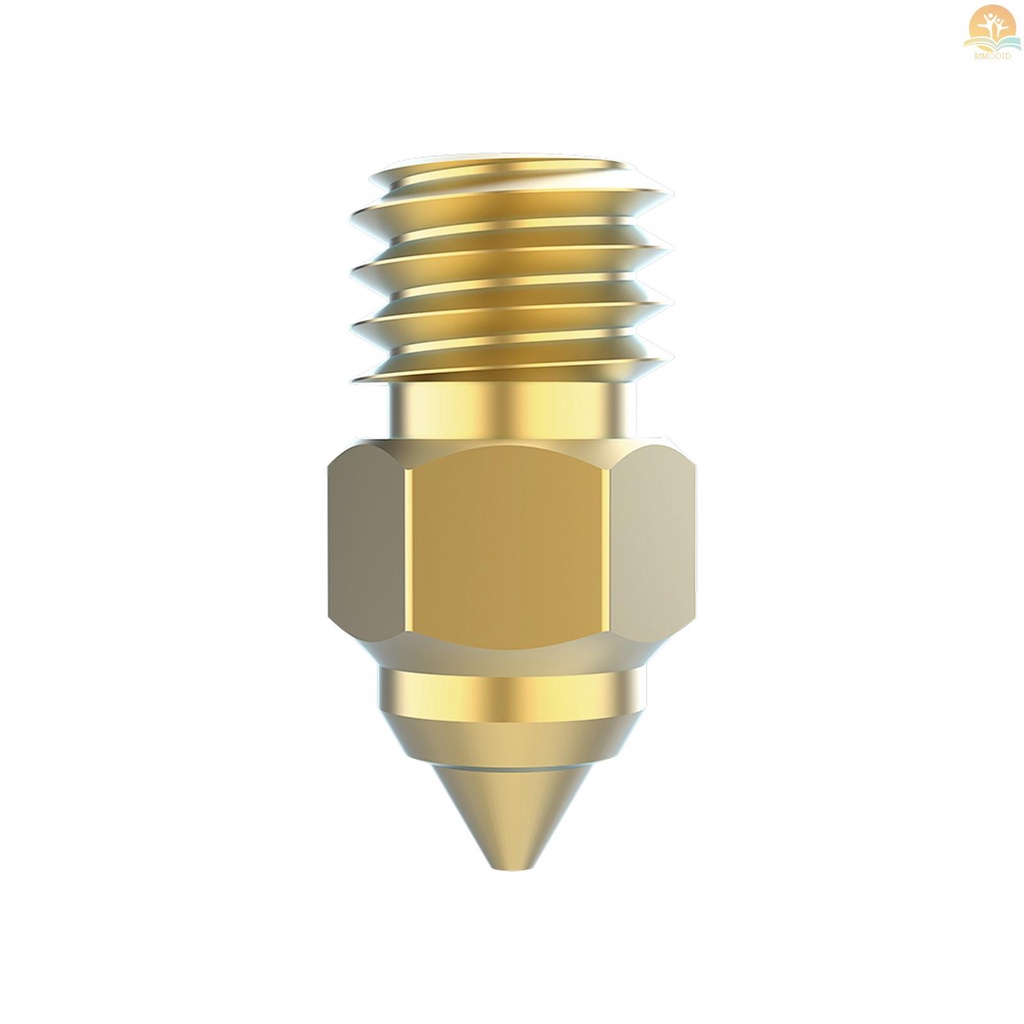 In Stock Creality Brass Nozzle Kit Kekerasan Tinggi300℃ Tahan Suhu Dinding Dalam Halus Berlaku Untuk Kebanyakan Bahan FDM PLA/ABS/PETG/TPE/TPU Cocok Untuk Printer 3D CR-10