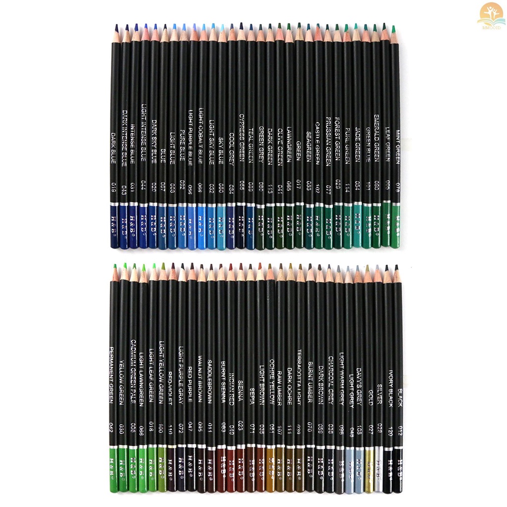 In Stock H&amp;B 72warna Stik Pensil Lukisan Cat Minyak Art Set Kit Inti Lembut Berbasis Minyak Untuk Anak Kids Dewasa Gambar Artis Bergambar Mewarnai Sketsa Kaligrafi Portable Masa Kini G