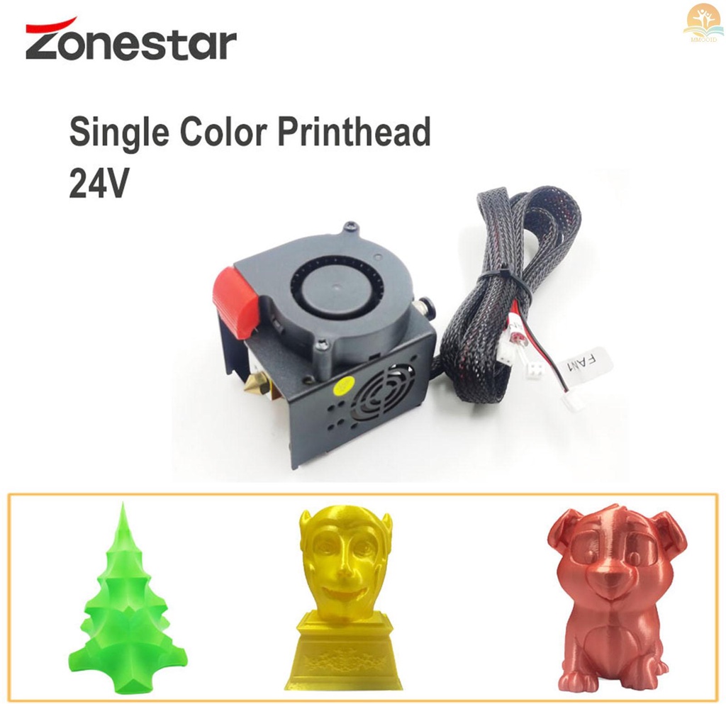 In Stock ZONESTAR 3D Printer Direct Drive Extruder Upgrade Kit 24V Untuk Z8/Z9/Z10 3D Printer Dengan MK7 Nozel5051Penyangga Kipas Blower PLA ABS PETG Pinggul PC Nylon PVC Wood Carbon Fibr