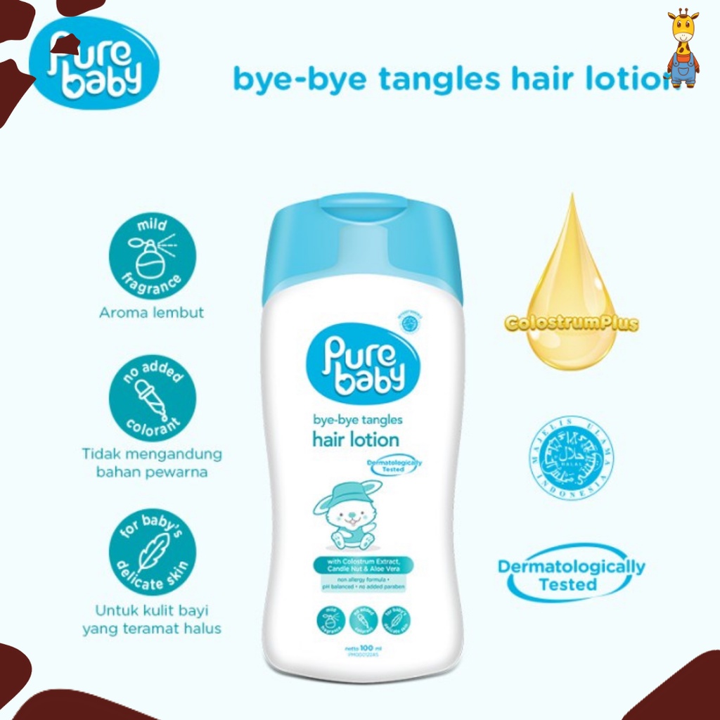 Pure Baby Bye-Bye Tangles Hair Lotion 100ml