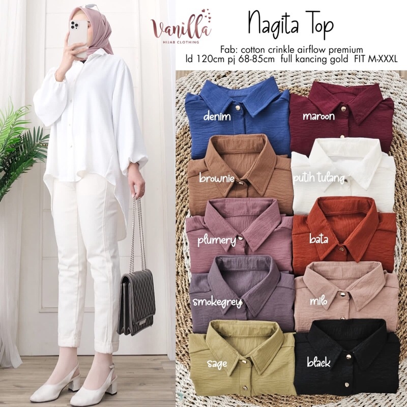 NAGITA TOP ori VANILLA