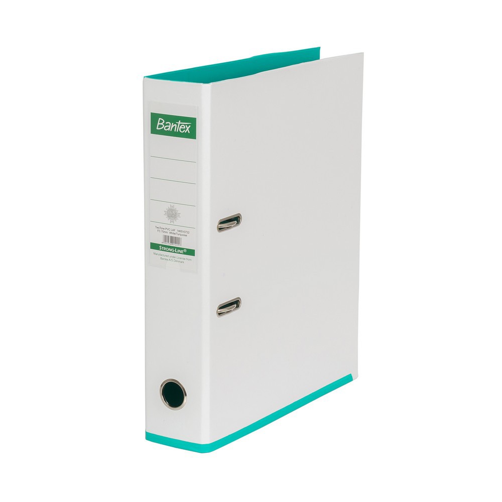 

[Artomas] Bantex Lever Arch File Two Tone 7cm Folio Whiteturquoise 1465V0722