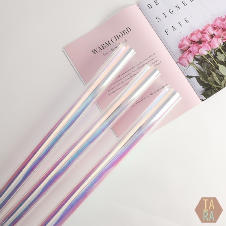 

Kertas Bunga Warna Transparent Reflection Rainbow Unicorn OPP