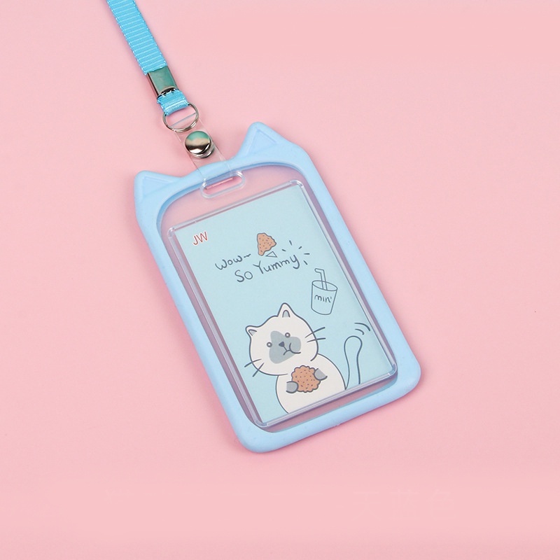 

Gantungan Tali Kartu Akses Kantor Mrt Busway Holder Motif Kucing Tmall88